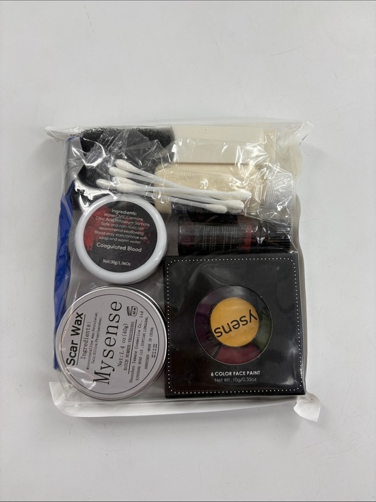 Other - Mysense Scar Wax & 6-Color Face Paint Set - Yellow, Green, Red, Black